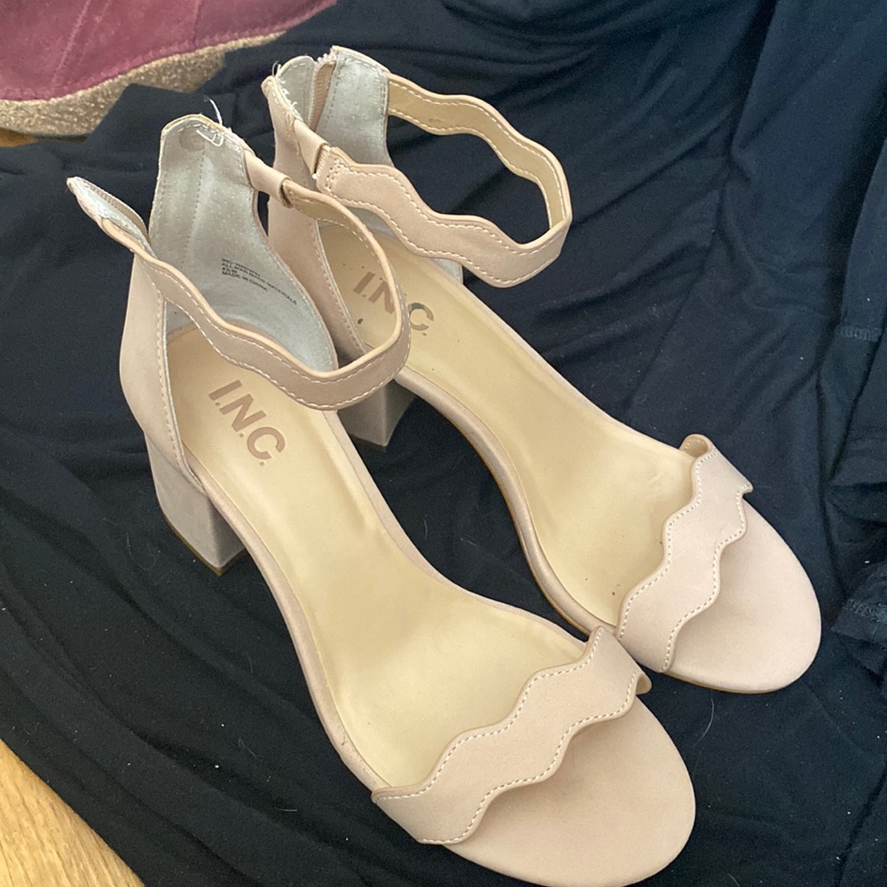 Suede heels-perfect for wedding